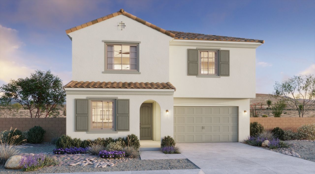 Representative exterior photo of a completed home built from the Aspire by Risewell Homes in Blossom Rock, Apache Junction, AZ (Image 2).