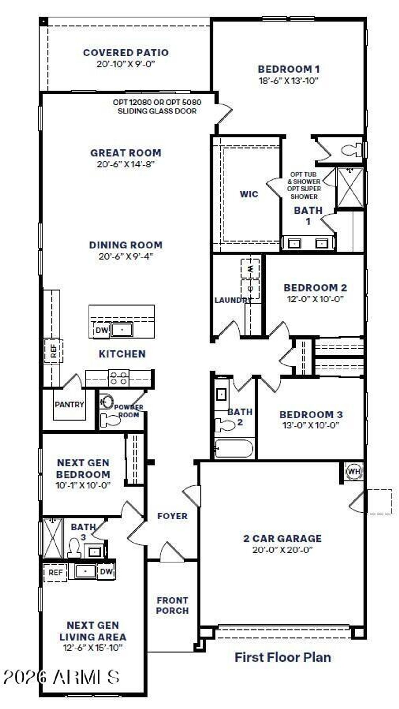 Cascade Floor Plan