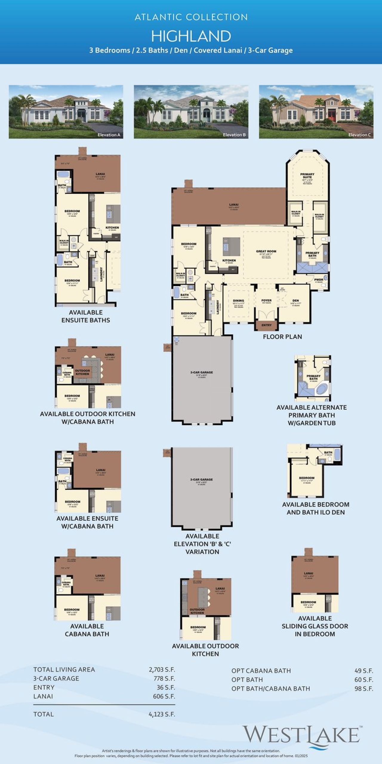 2D floor plan layout for the Highland by Minto Communities in Westlake, Westlake, FL (Image 2). 2D floor plan layout for the Highland by Minto Communities in Westlake, Westlake, FL (Image 2).