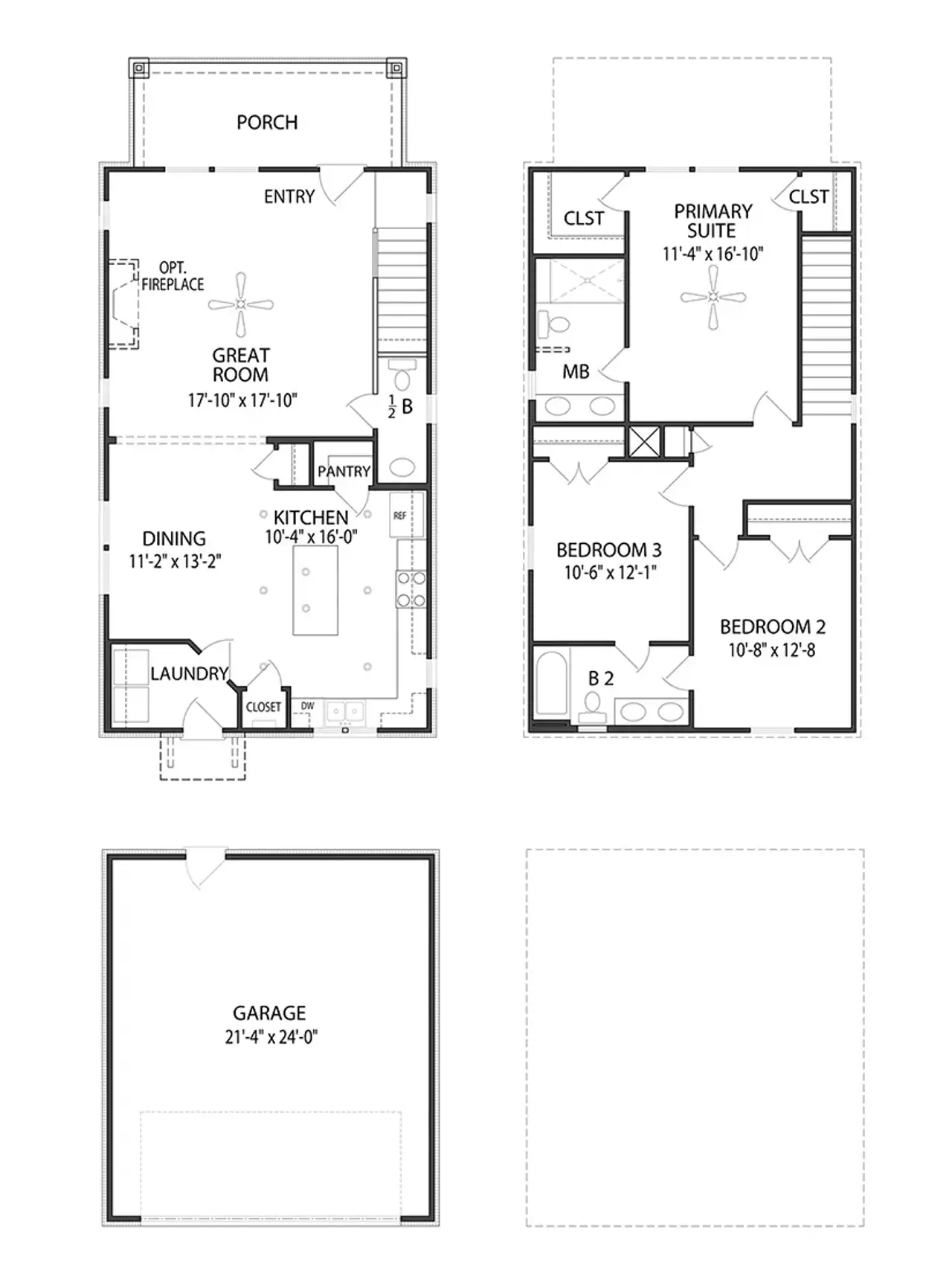 329 Caxton Alley, Nolensville Bluemont Single Family Home Floor Plans
