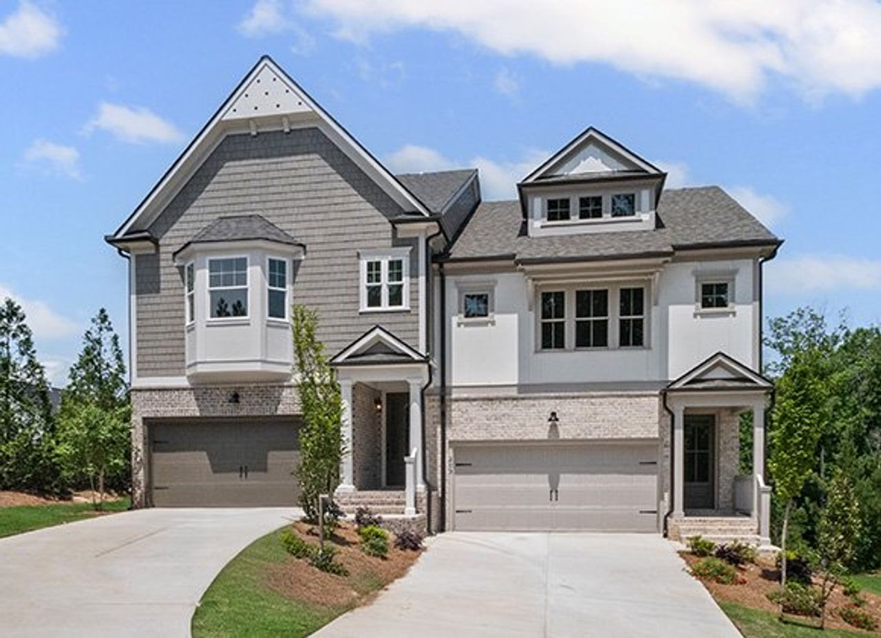 Representative exterior photo of a completed home built from the The Camden by JW Collection in The Retreat At River Green, Canton, GA (Image 2).
