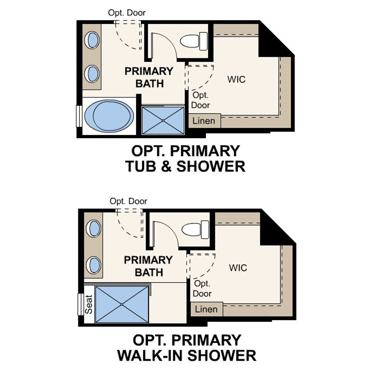 2D floor plan layout of this home in The Vistas Collection at North Copper Canyon, Surprise, AZ (Image 2).