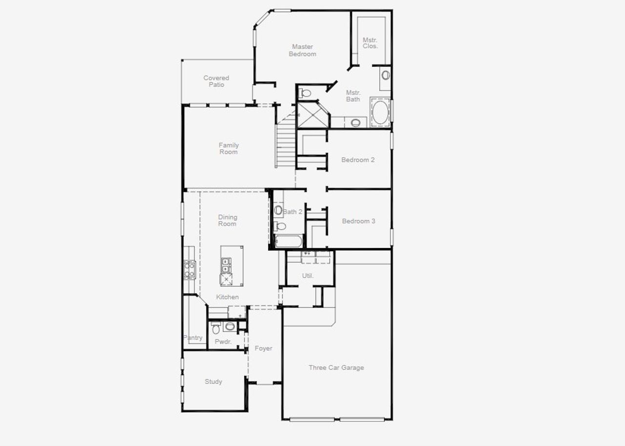 2D floor plan layout of this home in Dominion of Pleasant Valley, Wylie, TX (Image 2). 2D floor plan layout of this home in Dominion of Pleasant Valley, Wylie, TX (Image 2).