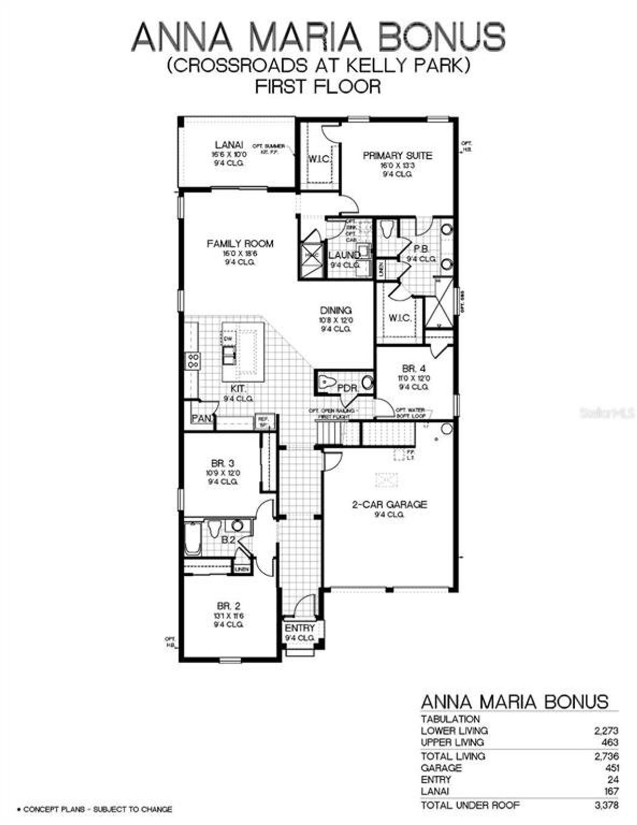 2D floor plan layout of this home in Avalon Woods, Winter Garden, FL (Image 2). 2D floor plan layout of this home in Avalon Woods, Winter Garden, FL (Image 2).