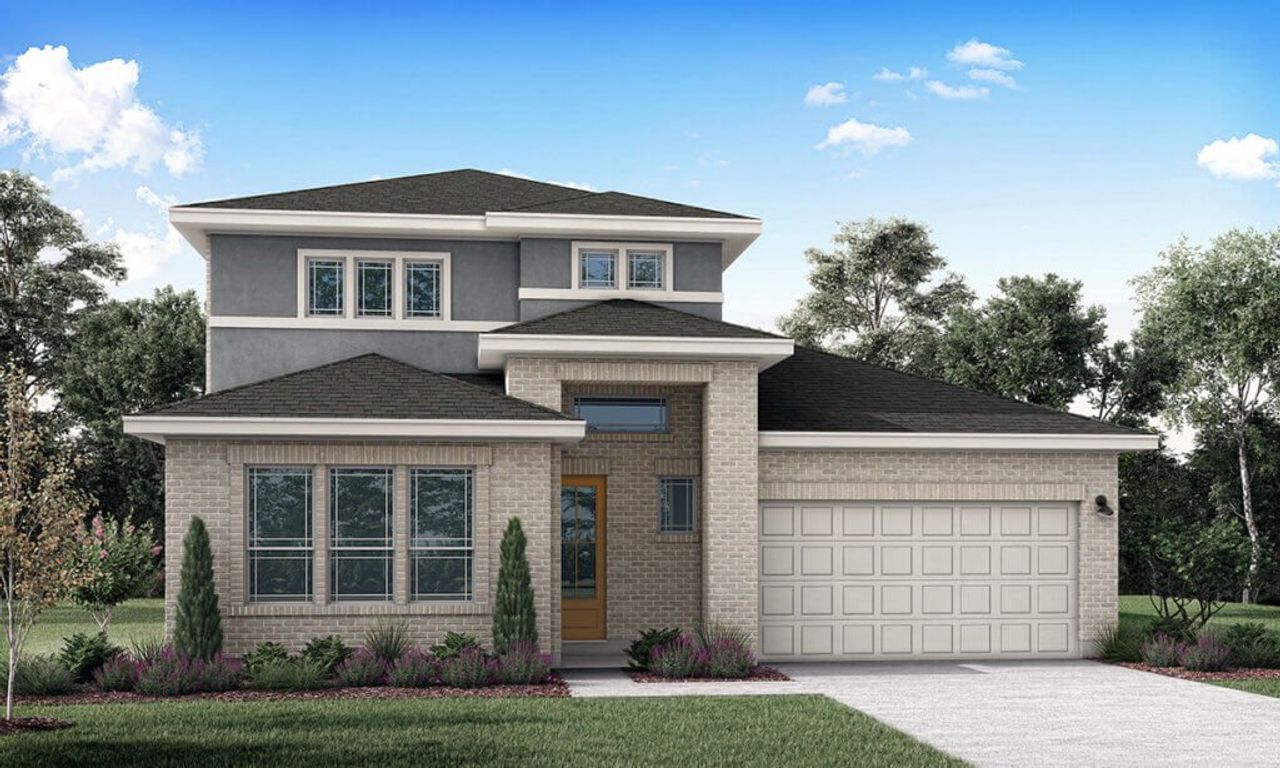 Representative exterior photo of a completed home built from the The Cardinal by Clark Wilson Builder in Anthem Cottages, Kyle, TX (Image 2).