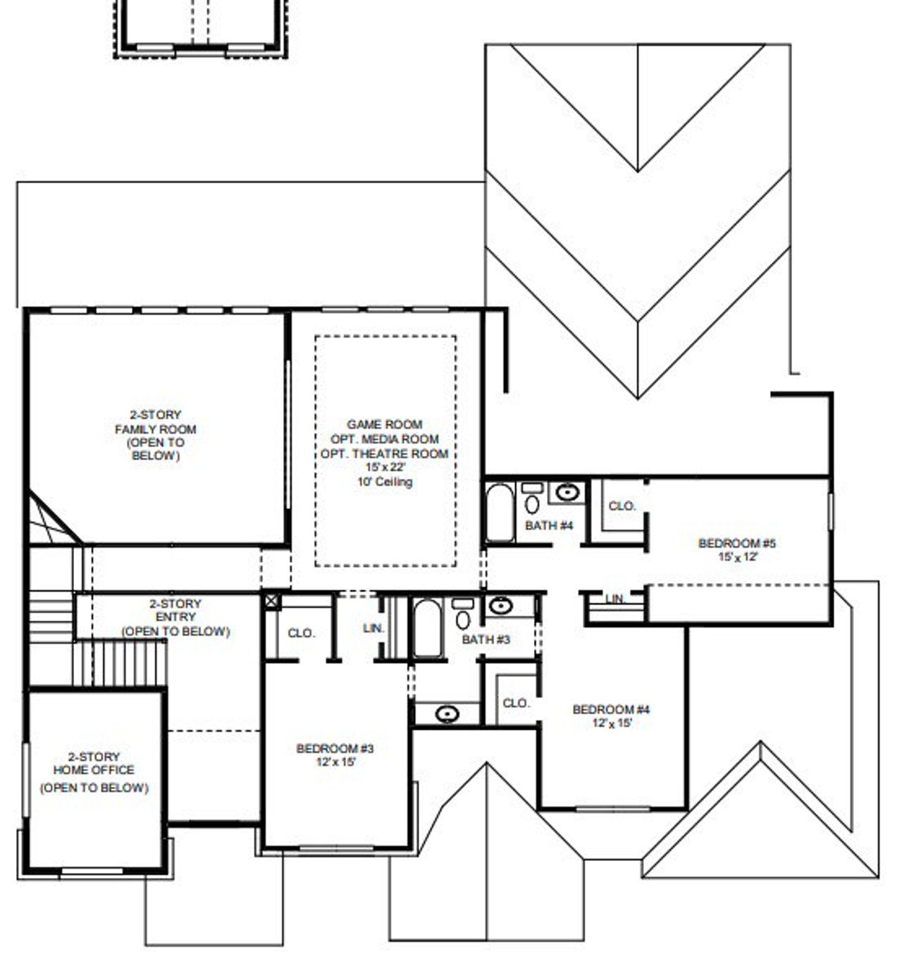 2D floor plan layout for the 4134A by Perry Homes in George's Ranch, Boerne, TX (Image 2). 2D floor plan layout for the 4134A by Perry Homes in George's Ranch, Boerne, TX (Image 2).