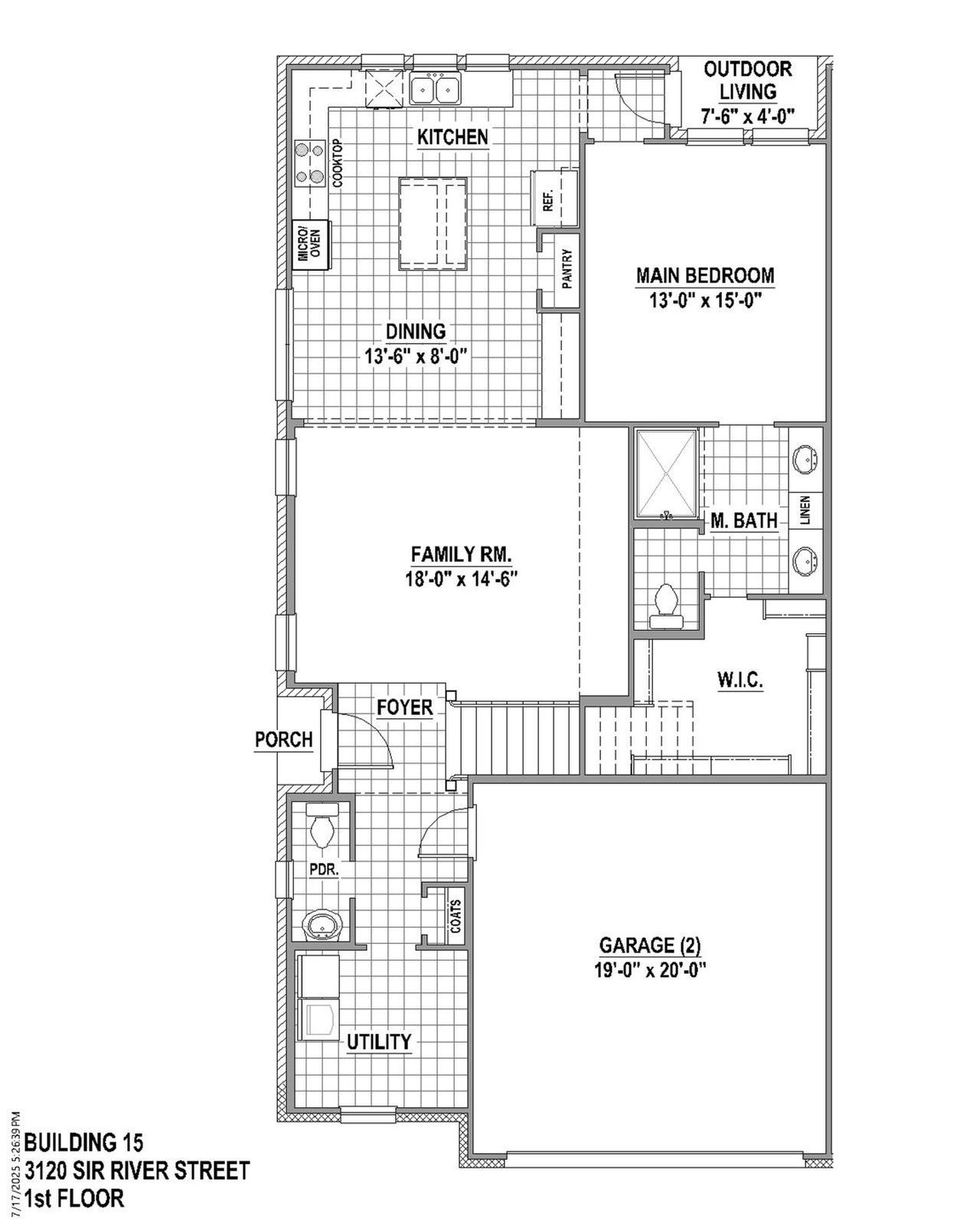 TH Building 15 Unit 1 W 1st Floor