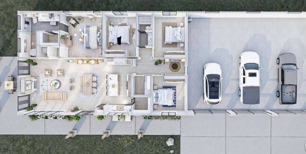 2D floor plan layout of this home in , Waco, GA (Image 2).