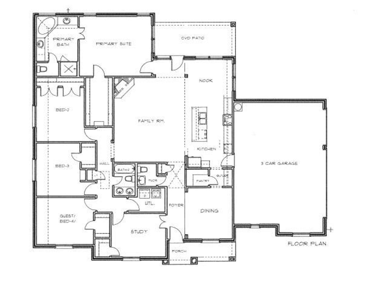 2D floor plan layout of this home in , Sanger, TX (Image 2).