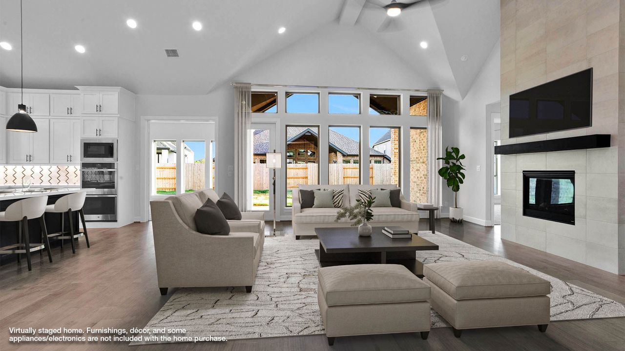 Furnished interior view inside a new home in Kresston, Montgomery (Image 2).