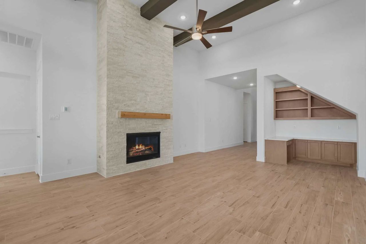 Representative unfurnished interior of a home built from the Aiden by Chesmar Homes in Broken Oak, Georgetown (Image 2).