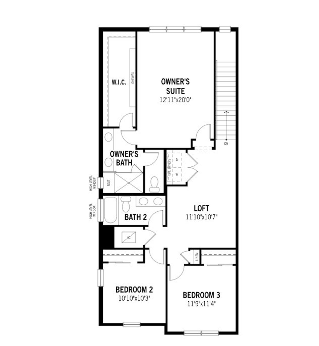 2D floor plan layout of this home in Avila, Jensen Beach, FL (Image 2).