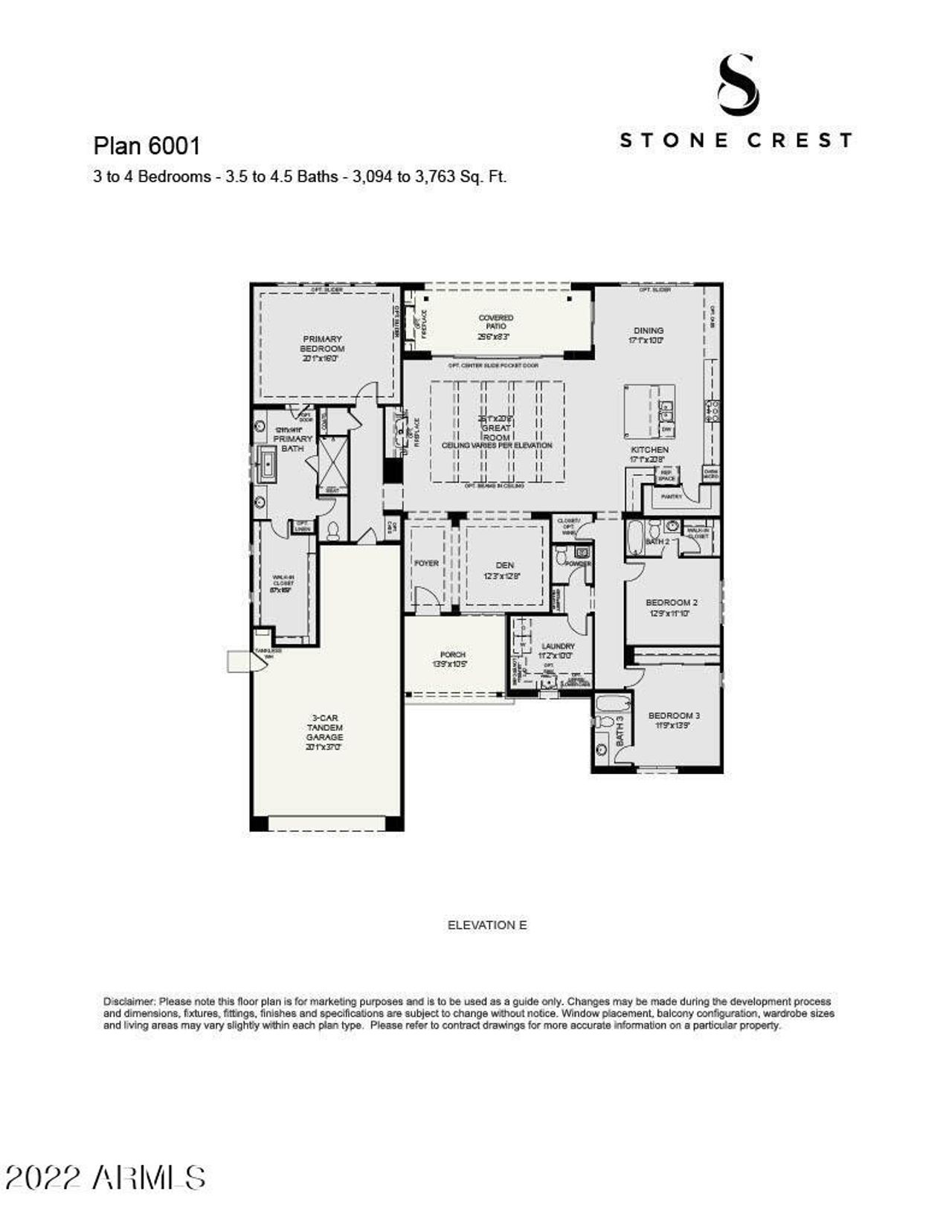 Stonecrest - Plan 6001 -