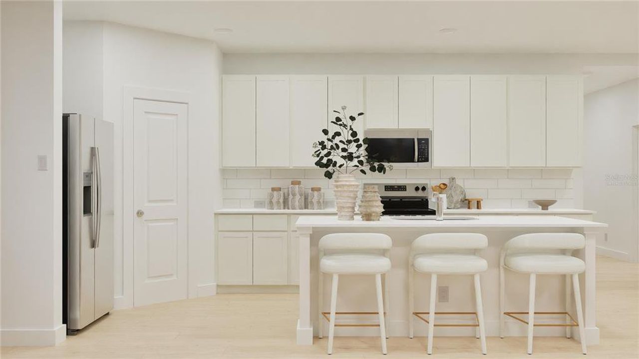 Furnished interior view inside a new home in Waterlin, St. Cloud (Image 2).