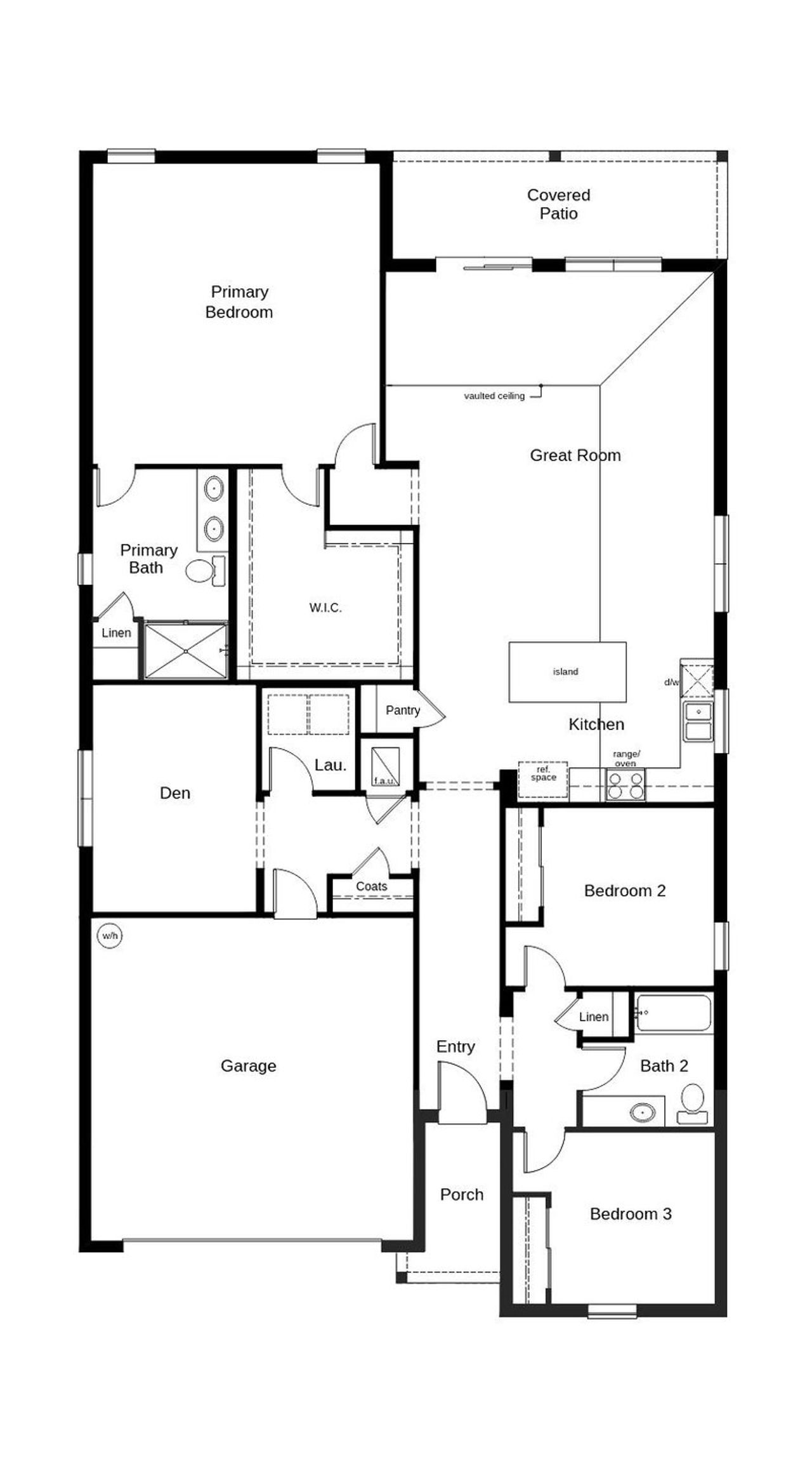 2D floor plan layout of this home in Ross Creek, Lakeland, FL (Image 2). 2D floor plan layout of this home in Ross Creek, Lakeland, FL (Image 2).