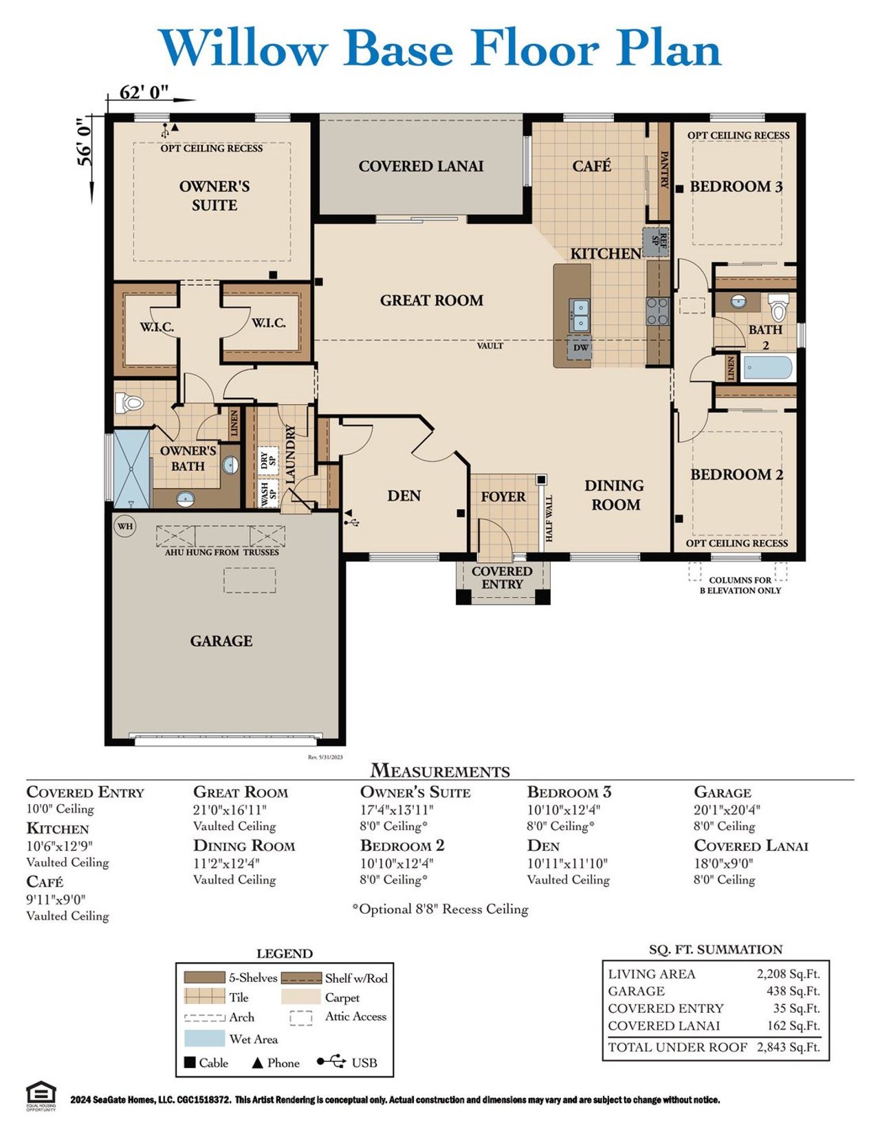 2D floor plan layout of this home in , Palm Coast, FL (Image 2).