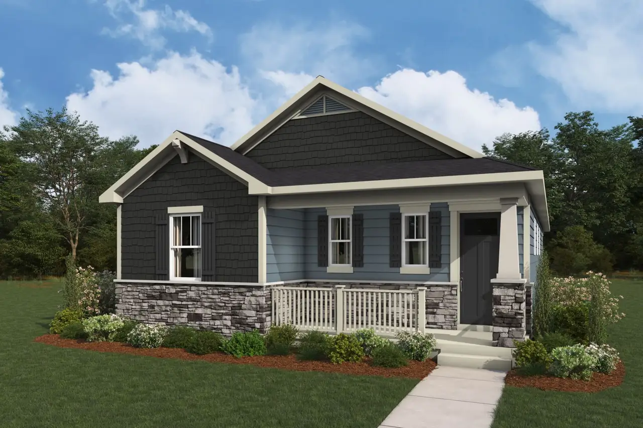 Representative exterior photo of a completed home built from the Lucie by Mattamy Homes in Bratton Pointe, Rock Hill, SC (Image 2).