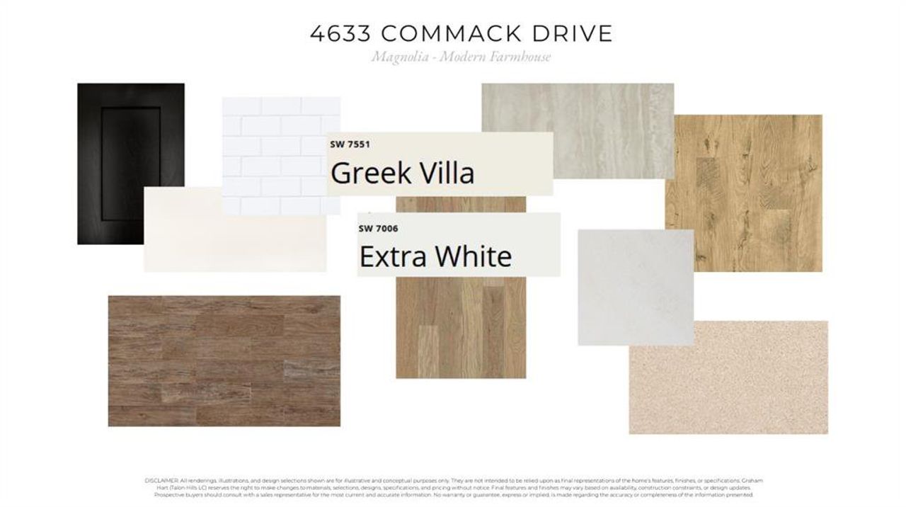 Sample of building materials used in homes in Meadow Lakes, Fort Worth (Image 2).