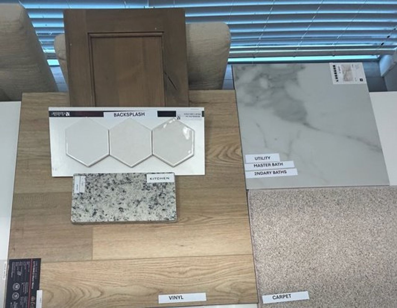 Sample of building materials used in homes in Trail Creek, Cleburne (Image 2).