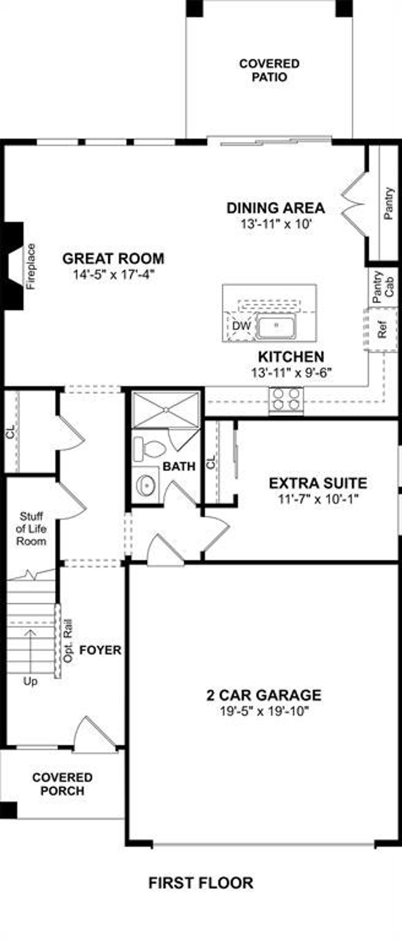 2D floor plan layout of this home in Heritage Ranch, Sherman, TX (Image 2). 2D floor plan layout of this home in Heritage Ranch, Sherman, TX (Image 2).