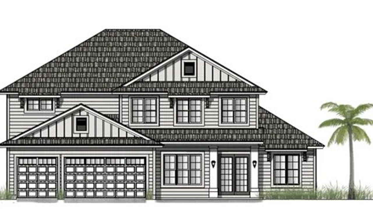 Representative rendering of the exterior for the 3863 by Ashley Homes, LLC (Image 2).