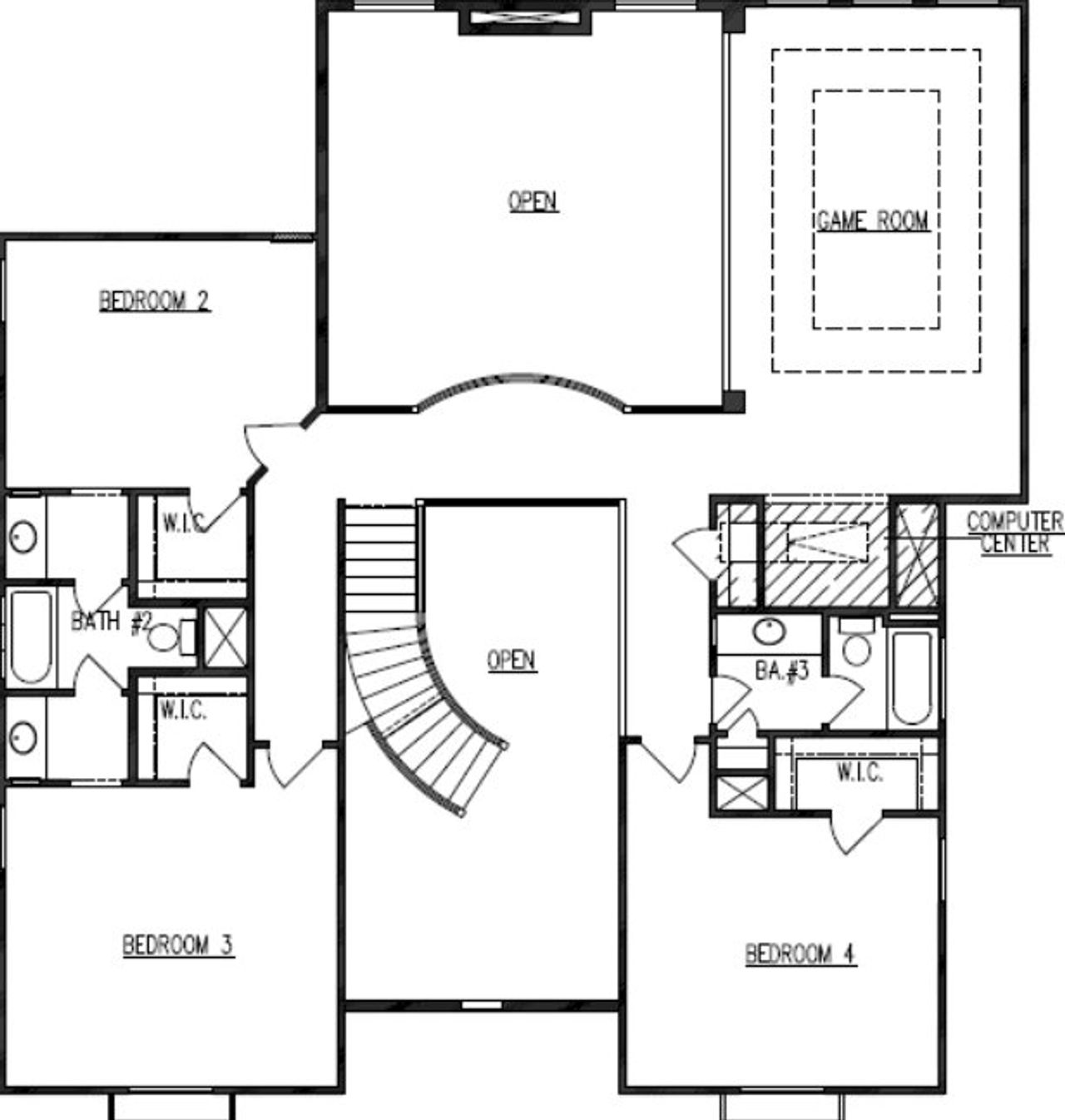 Image 2 representing the 4408 by Texas Homes in Legend Park, Castroville, TX.