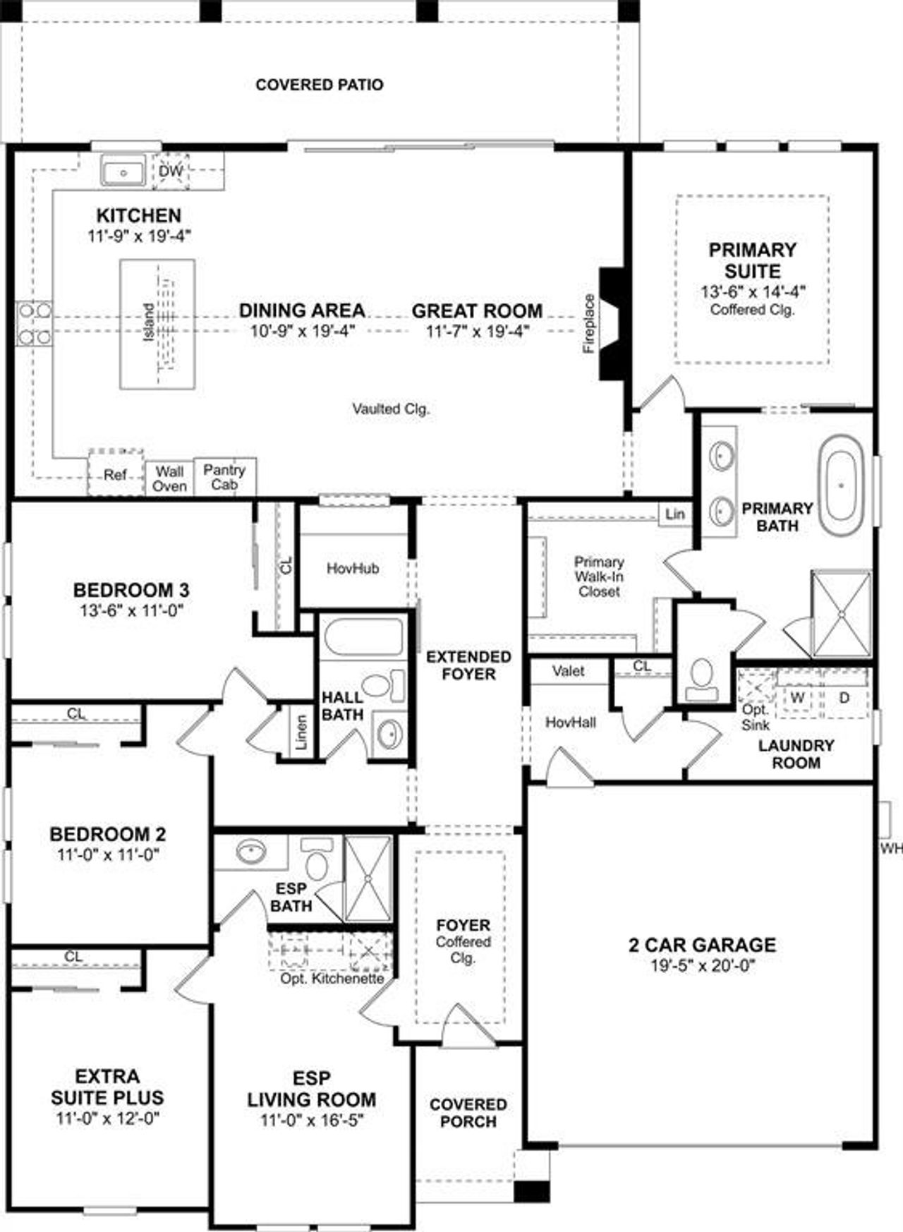 2D floor plan layout of this home in Sterling Greene, Arlington, TX (Image 2). 2D floor plan layout of this home in Sterling Greene, Arlington, TX (Image 2).
