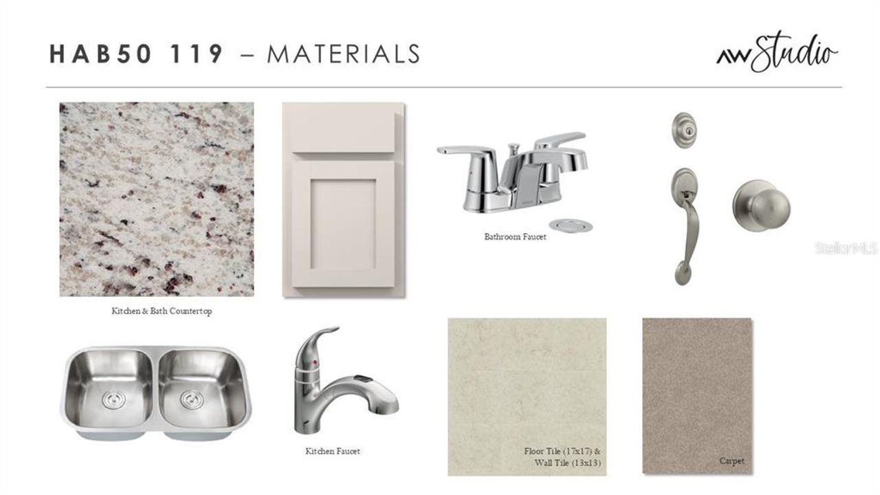 Sample of building materials used in homes in Hawks Run, Kissimmee (Image 2). Sample of building materials used in homes in Hawks Run, Kissimmee (Image 2).