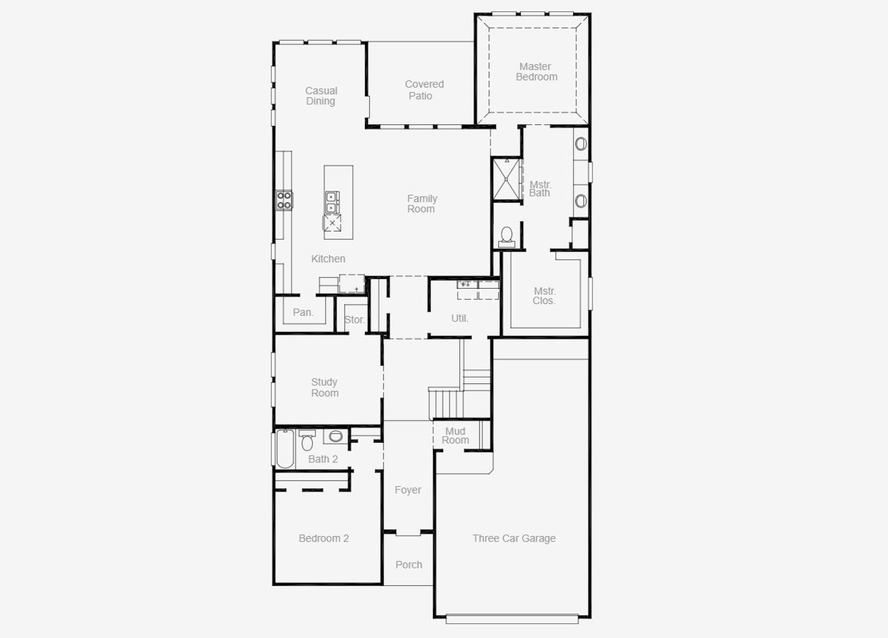 2D floor plan layout of this home in Sauls Ranch East, Round Rock, TX (Image 2). 2D floor plan layout of this home in Sauls Ranch East, Round Rock, TX (Image 2).