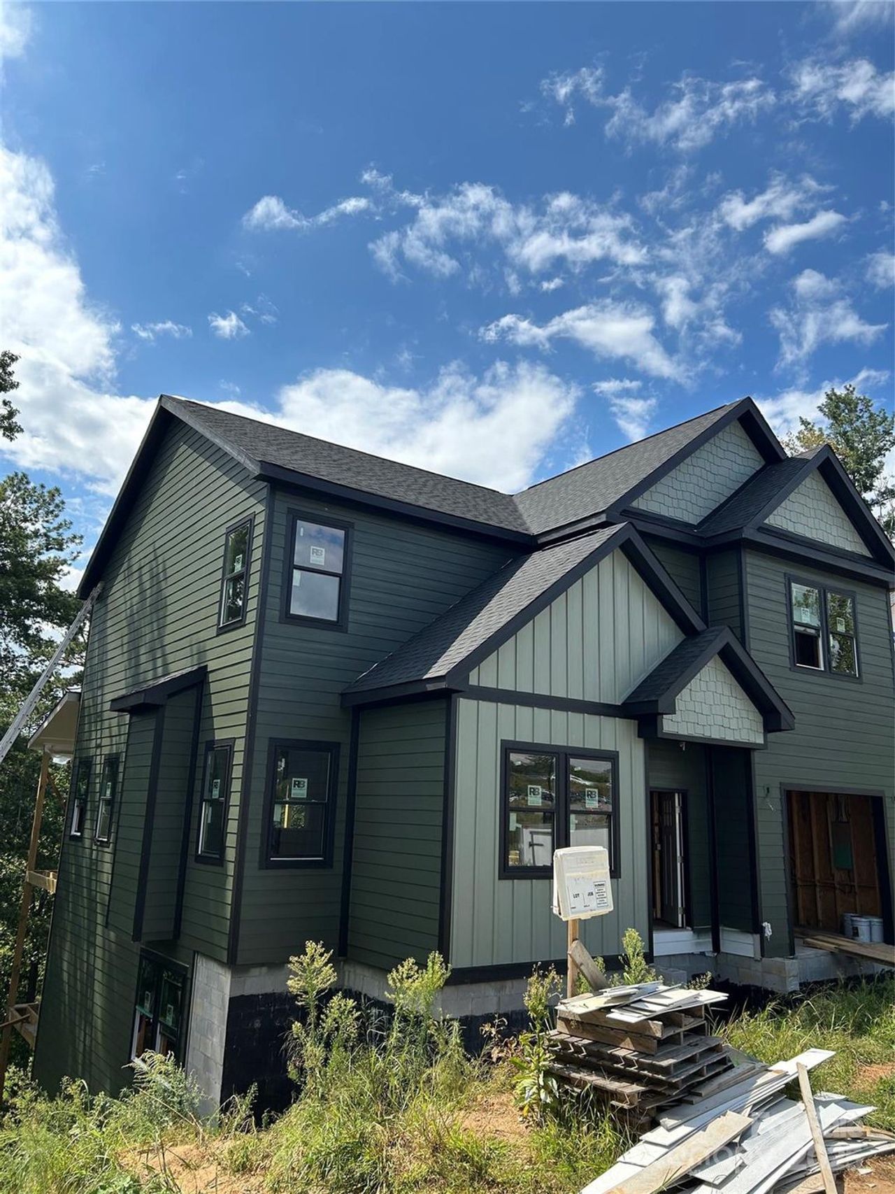 Front exterior of a new home in , Asheville, NC, highlighting curb appeal (Image 2).