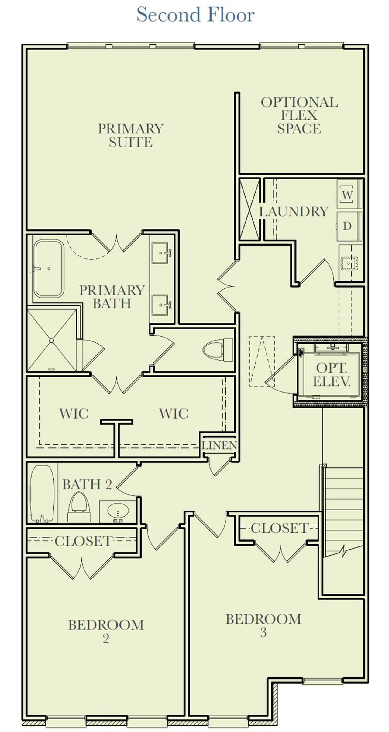 2D floor plan layout for the Haven by Stonecrest Homes in Holly Springs Town Center, Holly Springs, GA (Image 2). 2D floor plan layout for the Haven by Stonecrest Homes in Holly Springs Town Center, Holly Springs, GA (Image 2).