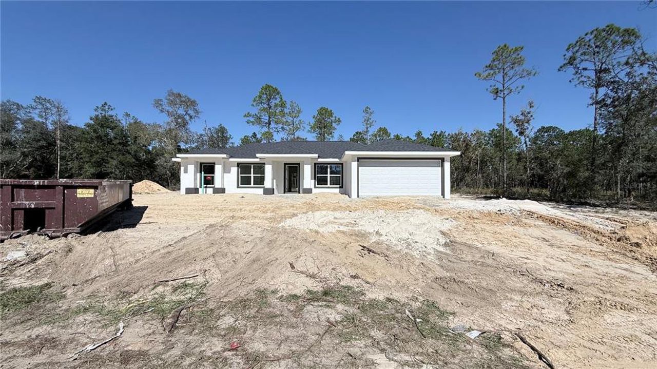 In-progress construction of a new home in , Dunnellon, FL (Image 2).
