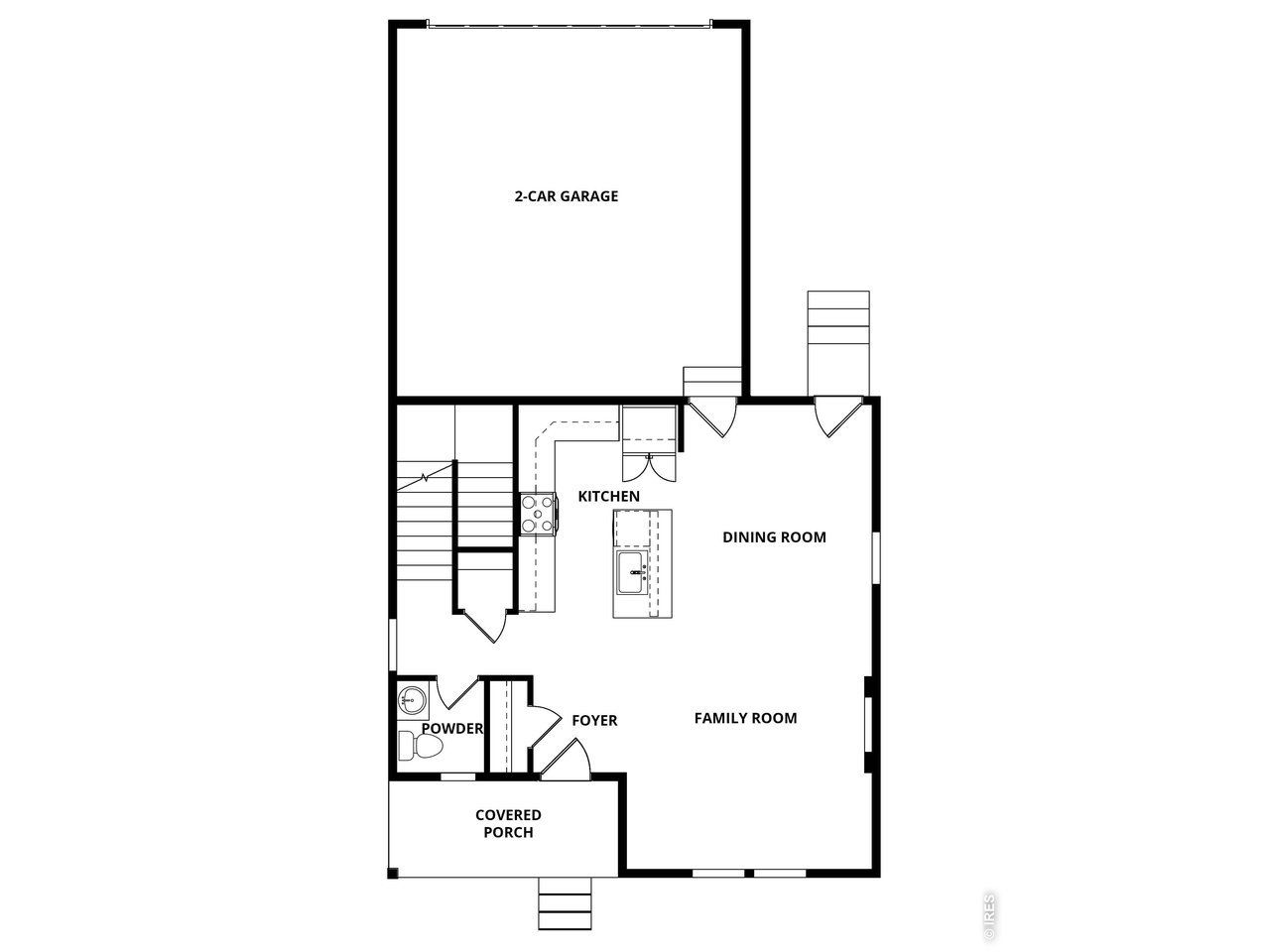 2D floor plan layout of this home in , Berthoud, CO (Image 2).