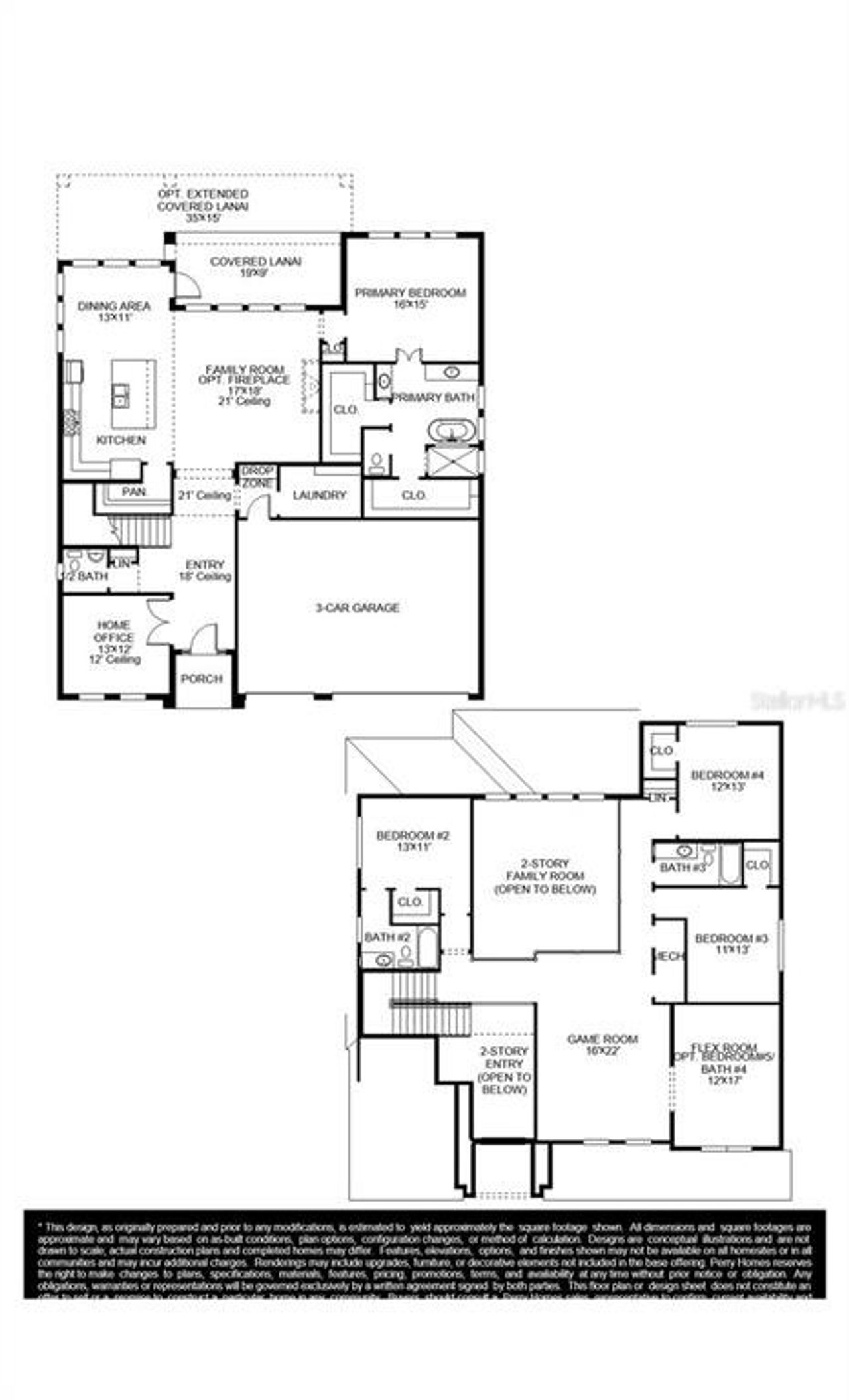 2D floor plan layout of this home in , St. Cloud, FL (Image 2).