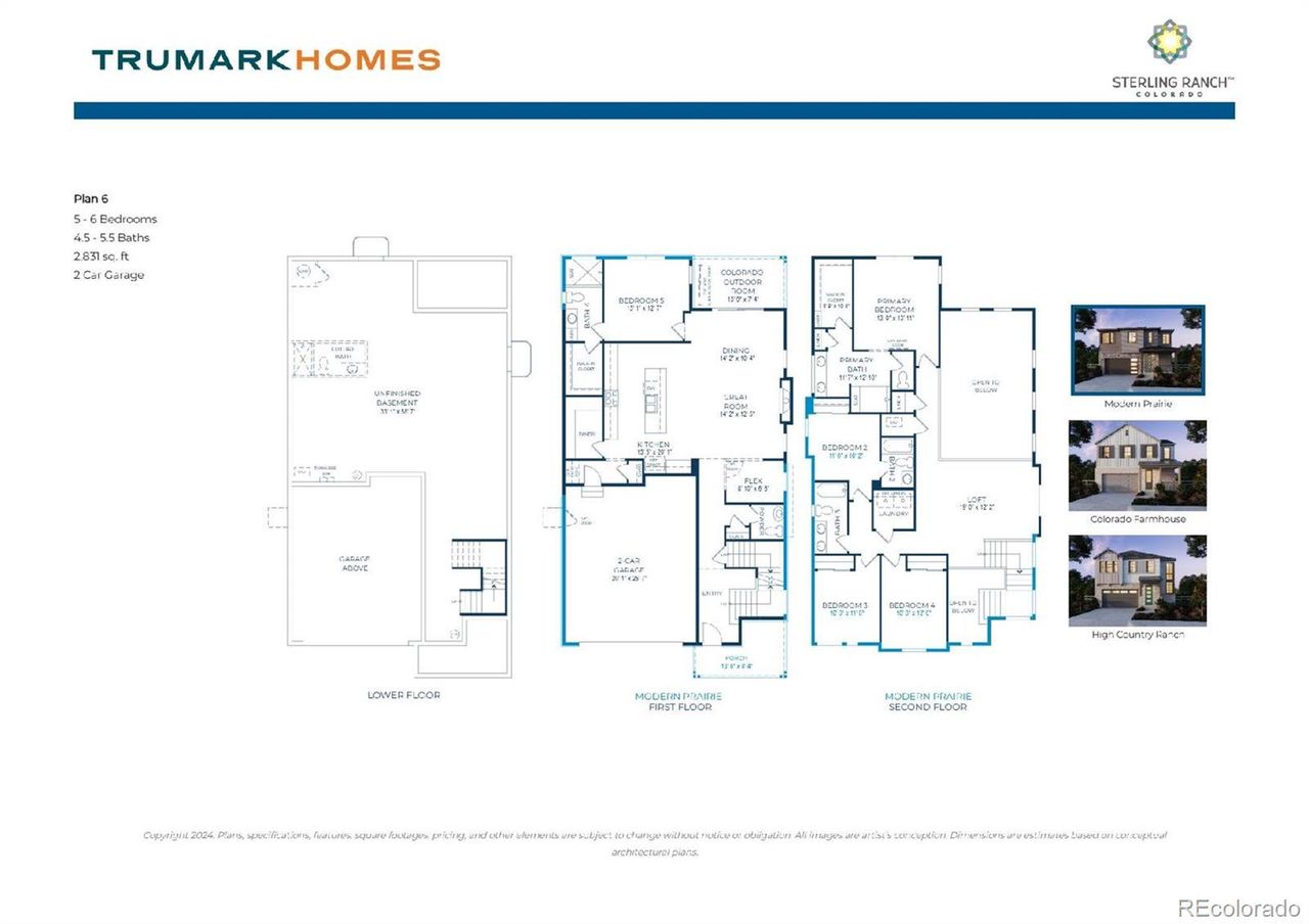 2D floor plan layout of this home in , Littleton, CO (Image 2).