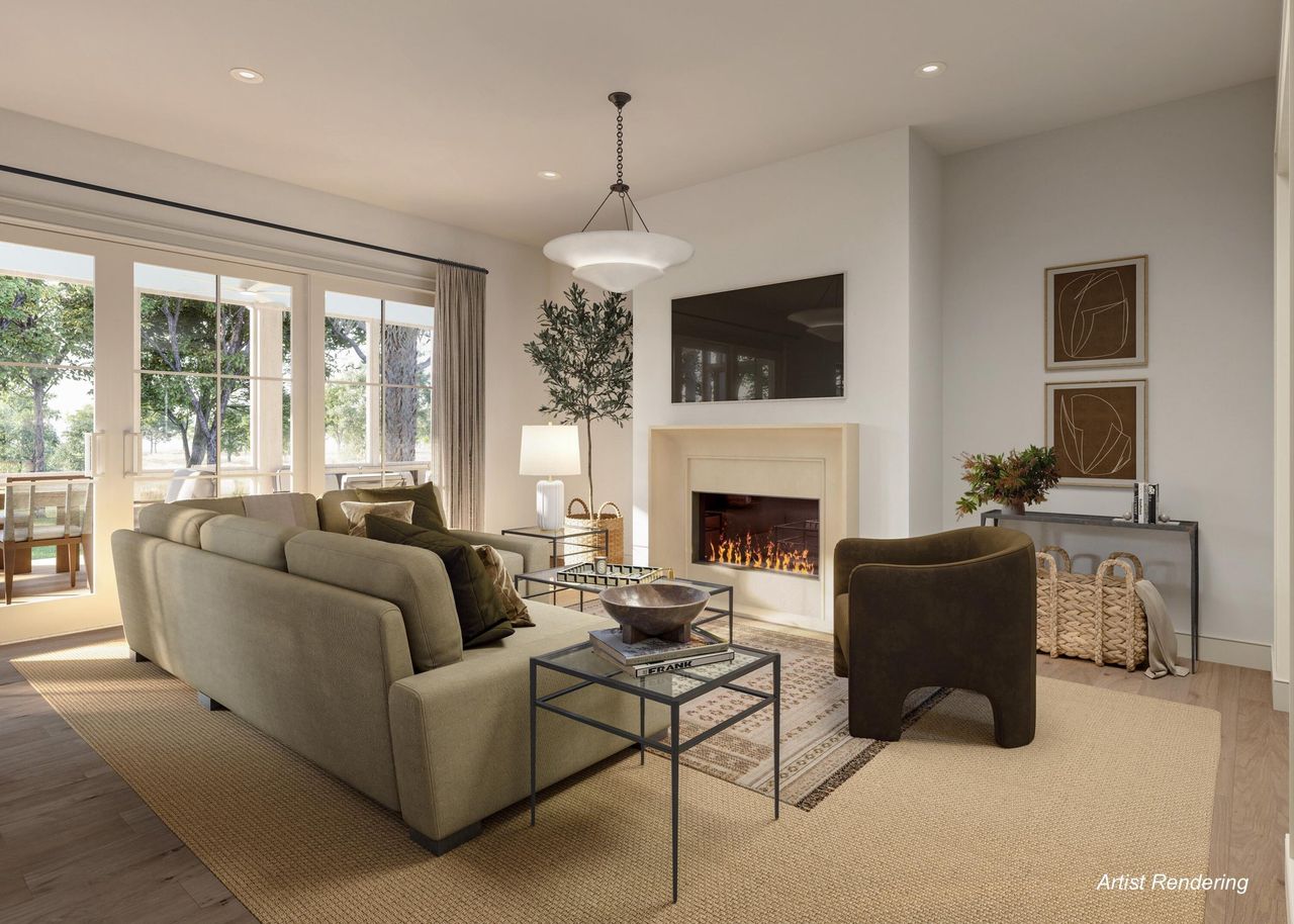 Furnished interior view inside a new home in , Charleston (Image 2).