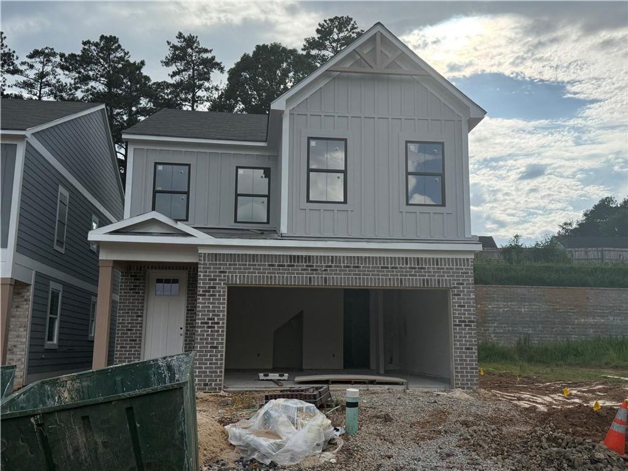 In-progress construction of a new home in , Marietta, GA (Image 2).