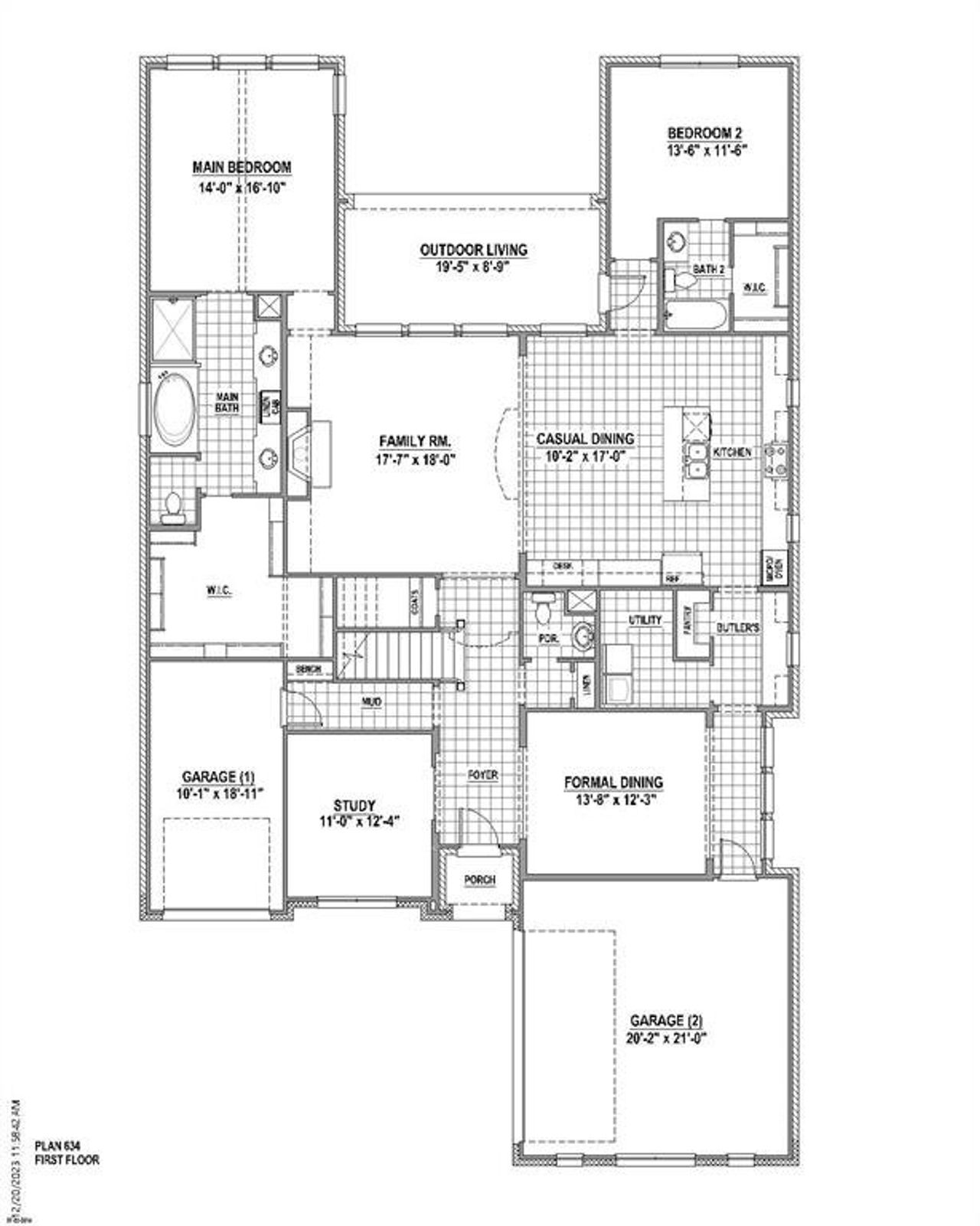 1st Level Floor Plan