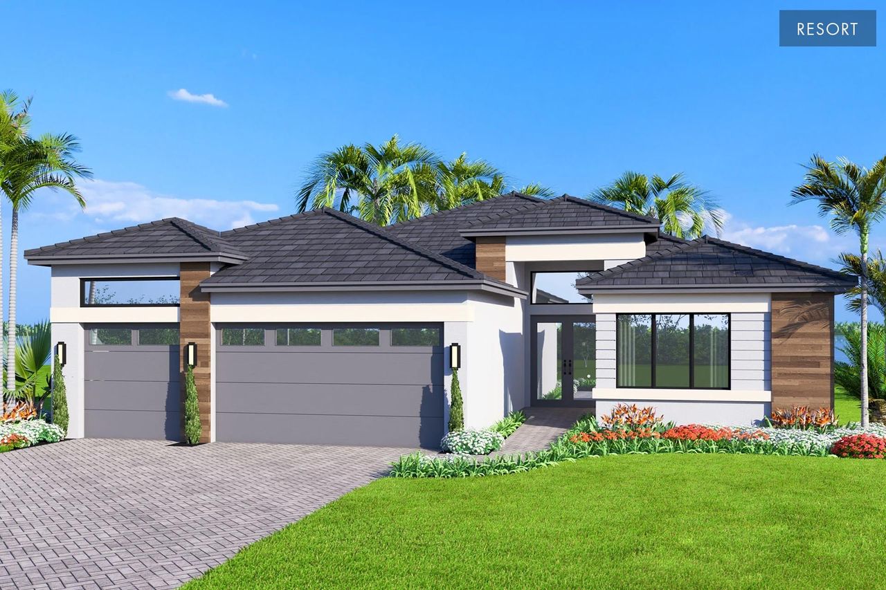 Representative exterior photo of a completed home built from the Sophia by GL Homes in Valencia Vista at Riverland, Port St. Lucie, FL (Image 2). Representative exterior photo of a completed home built from the Sophia by GL Homes in Valencia Vista at Riverland, Port St. Lucie, FL (Image 2).