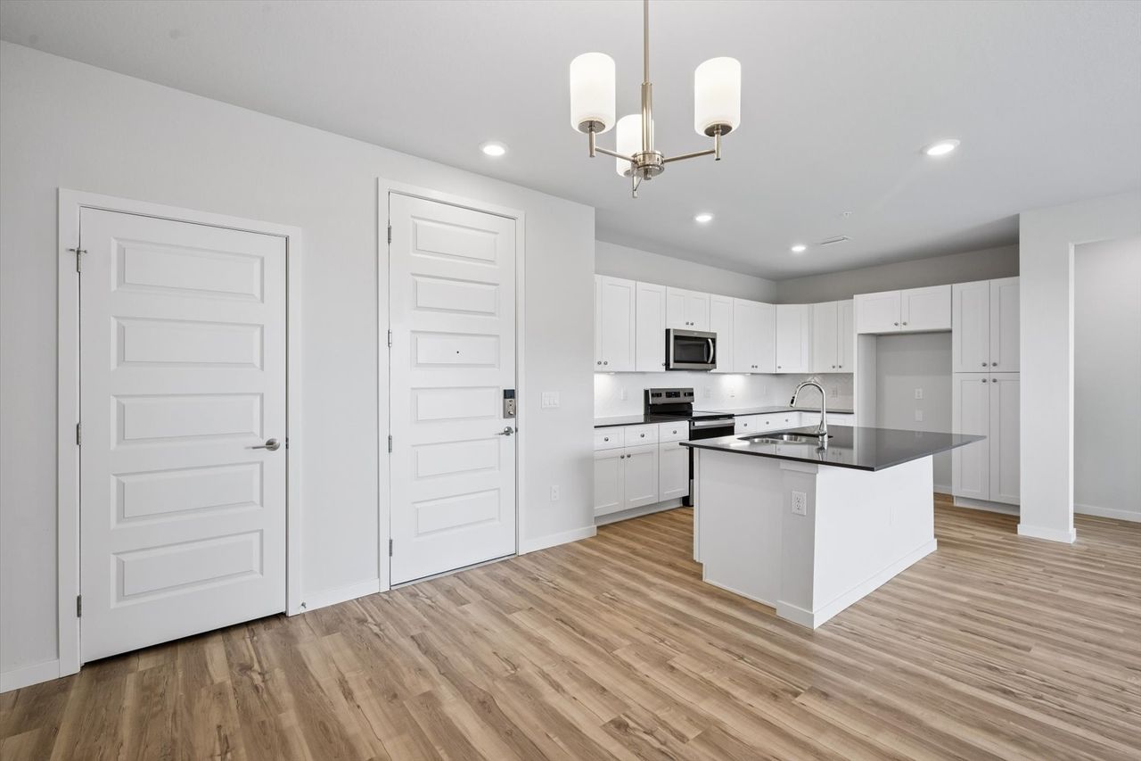 Furnished interior view inside a new home in Grand Vue at Interlocken, Broomfield (Image 2).