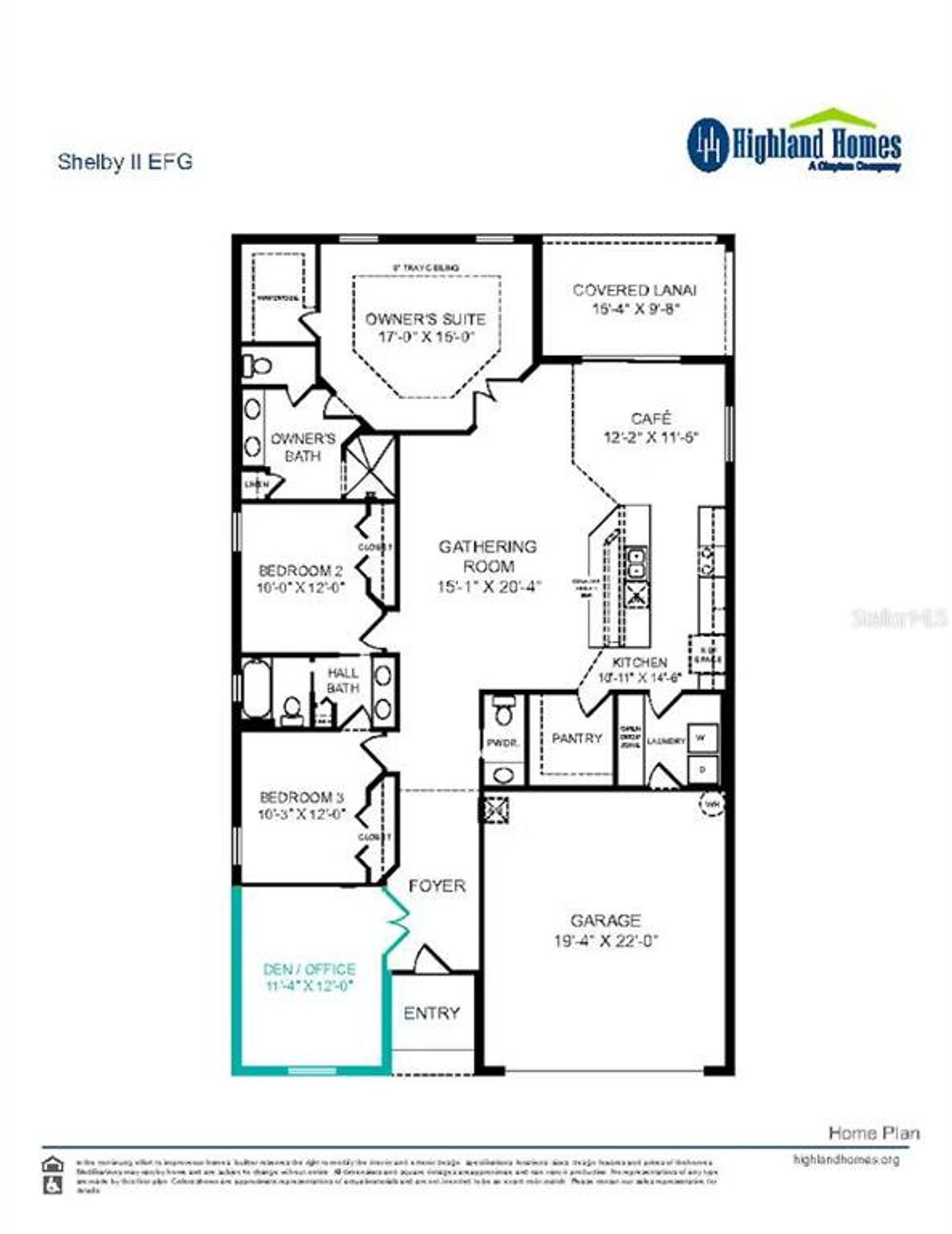 2D floor plan layout of this home in Bellaviva, Auburndale, FL (Image 2).