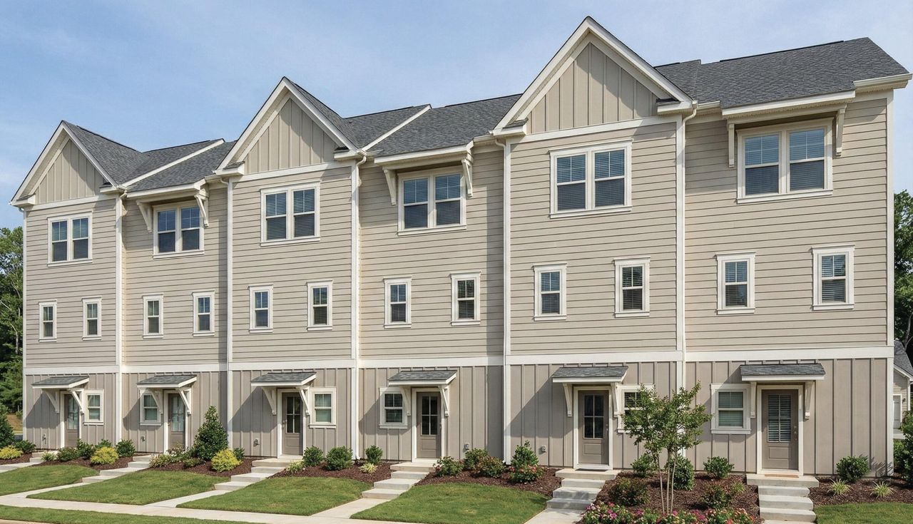 Front exterior of a new home in , Mount Pleasant, SC, highlighting curb appeal (Image 2).