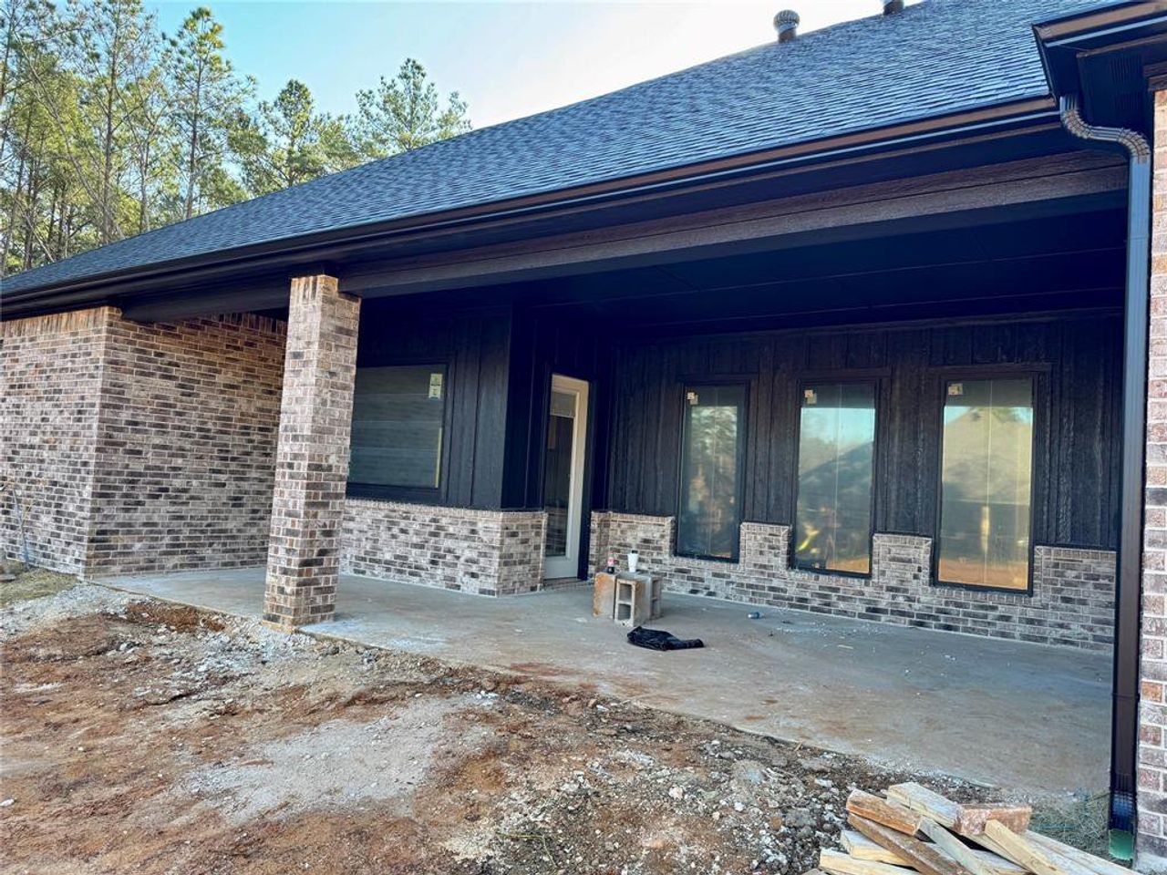 Exterior details and patio area of a home in , Lindale (Image 2). Exterior details and patio area of a home in , Lindale (Image 2).