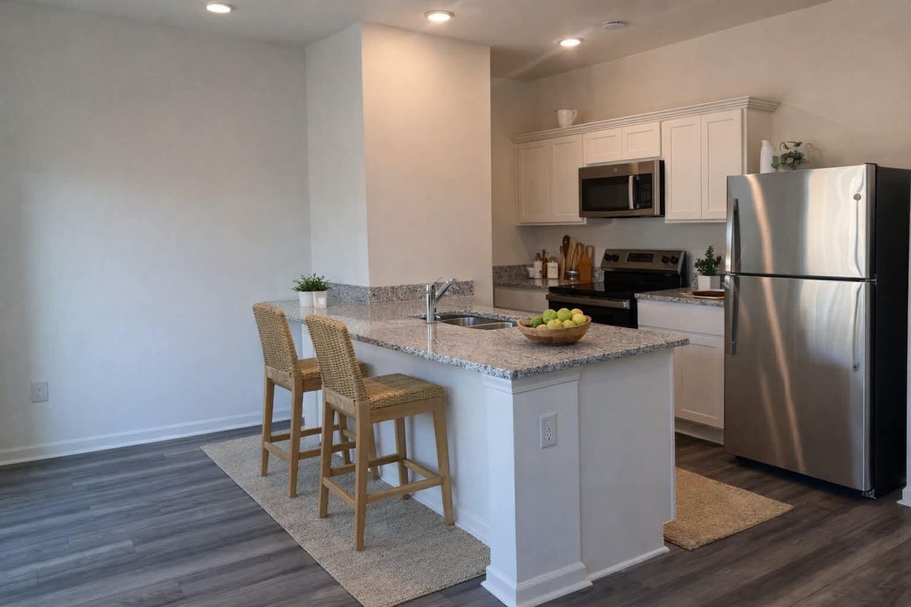 Furnished interior view inside a new home in Pinckney Place, North Charleston (Image 2).