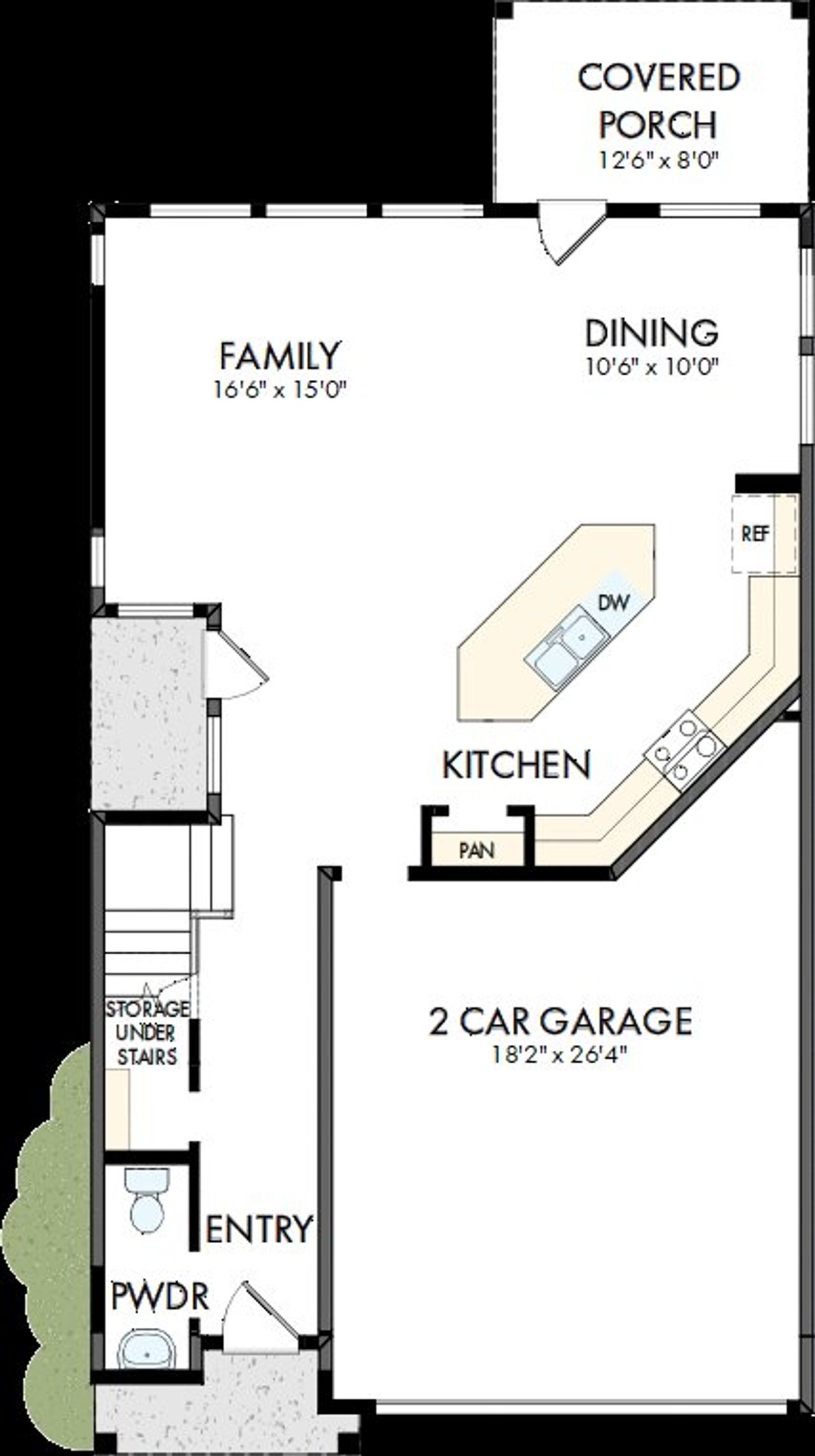 2D floor plan layout of this home in Easton Park – Nelson Village - Haven Series, Austin, TX (Image 2). 2D floor plan layout of this home in Easton Park – Nelson Village - Haven Series, Austin, TX (Image 2).