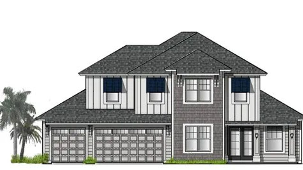 Representative rendering of the exterior for the 3447 by Ashley Homes, LLC (Image 2). Representative rendering of the exterior for the 3447 by Ashley Homes, LLC (Image 2).