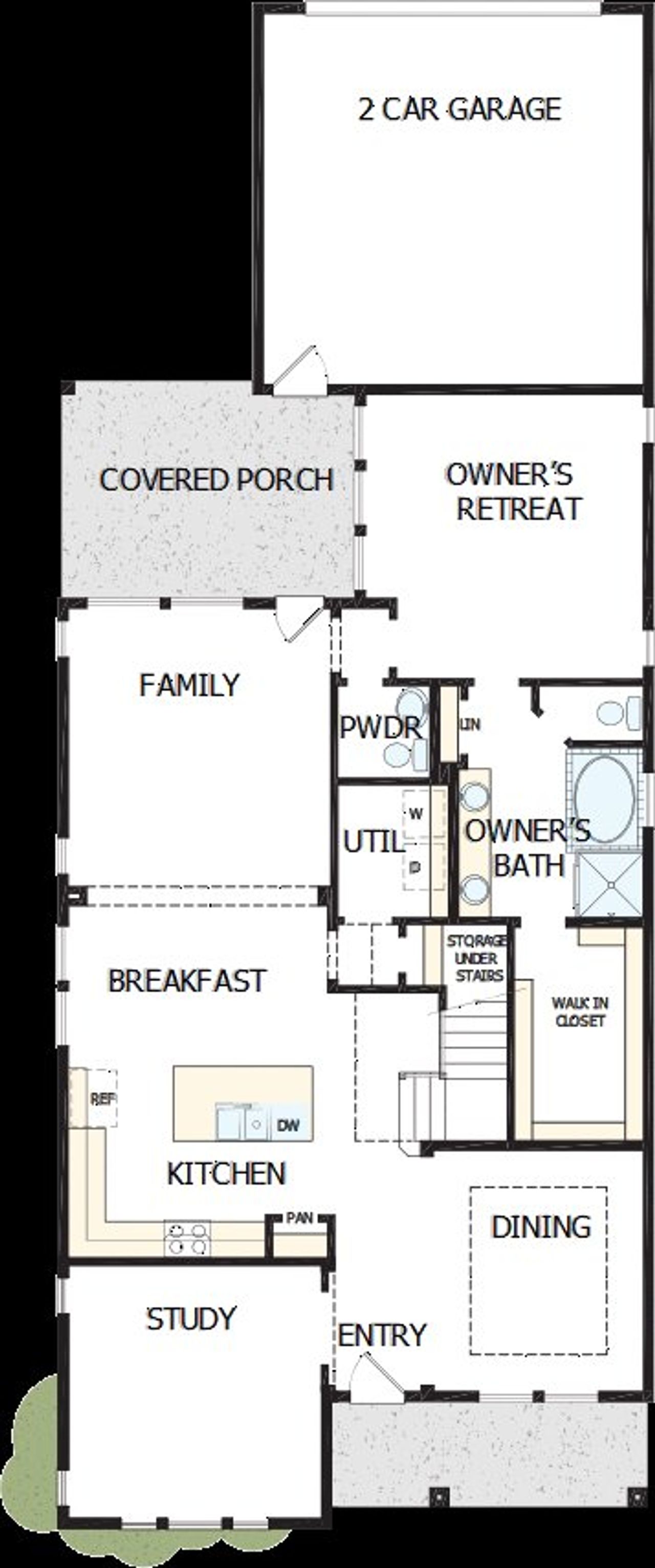 2D floor plan layout of this home in Two Step Farm 42', Montgomery, TX (Image 2). 2D floor plan layout of this home in Two Step Farm 42', Montgomery, TX (Image 2).