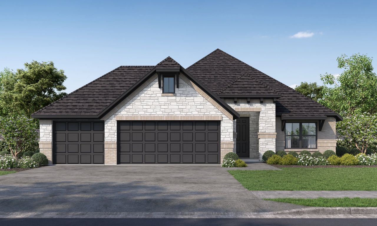 Representative exterior photo of a completed home built from the Pine III by Altura Homes in Forest Ridge Estates, Greenville, TX (Image 2).