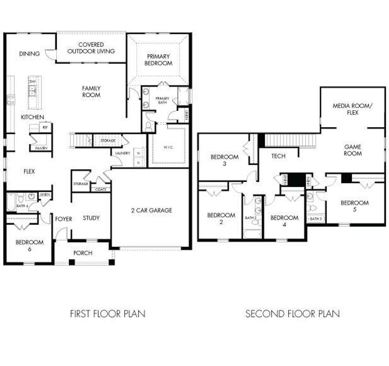 2D floor plan layout of this home in , Princeton, TX (Image 2).