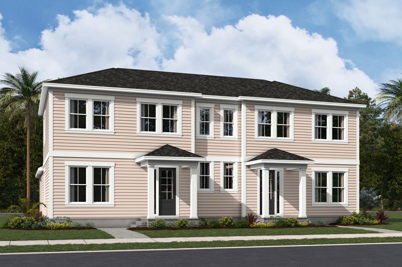 Representative exterior photo of a completed home built from the Halo by Mattamy Homes in Newfield, Palm City, FL (Image 2).